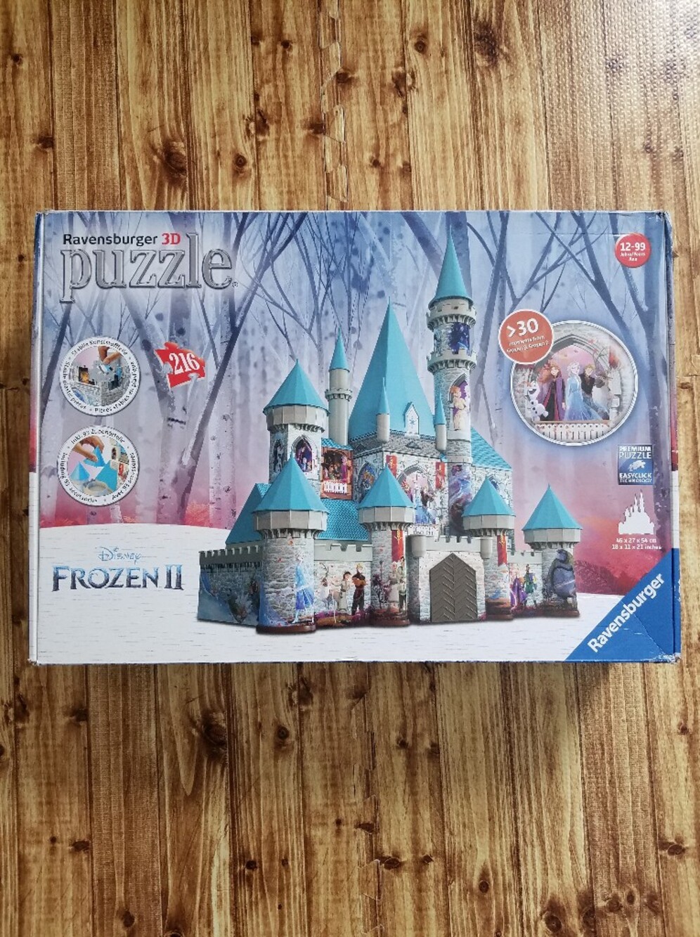 Ravensburger Disney Frozen 2 3D Castle Puzzle Ages 12+ 216 Pieces